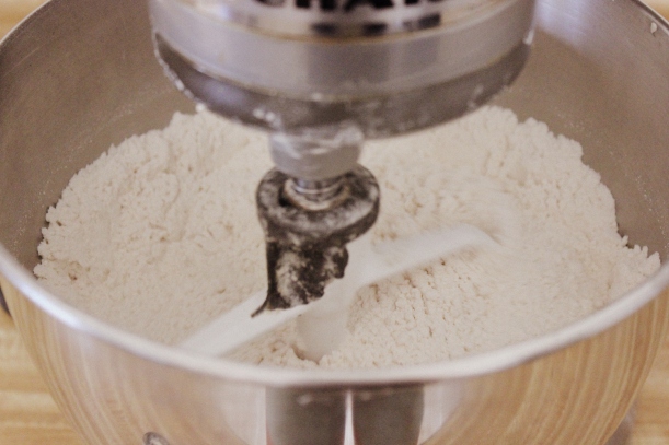 MIx Flour, Salt and Yeast 