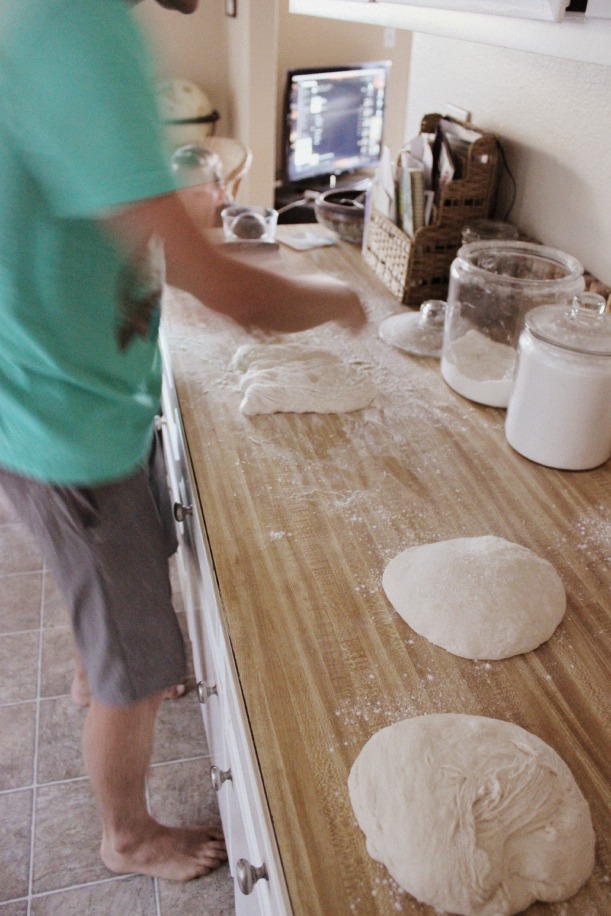 Form each third into a dough ball
