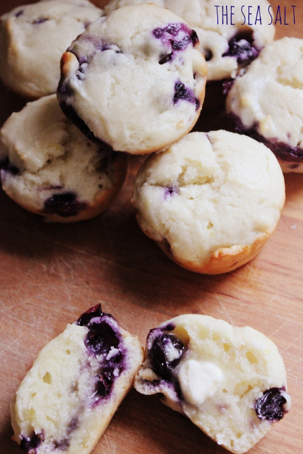Lemon Blueberry Muffins with Greek Yogurt 