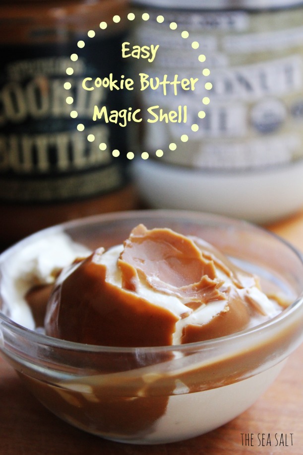 Easy Cookie Butter Magic Shell