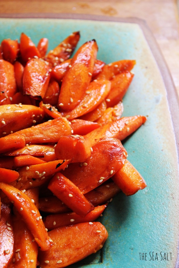Sweet & Spicy Sesame Carrots