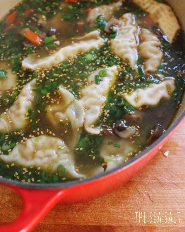 Easy Asian Potsticker Soup